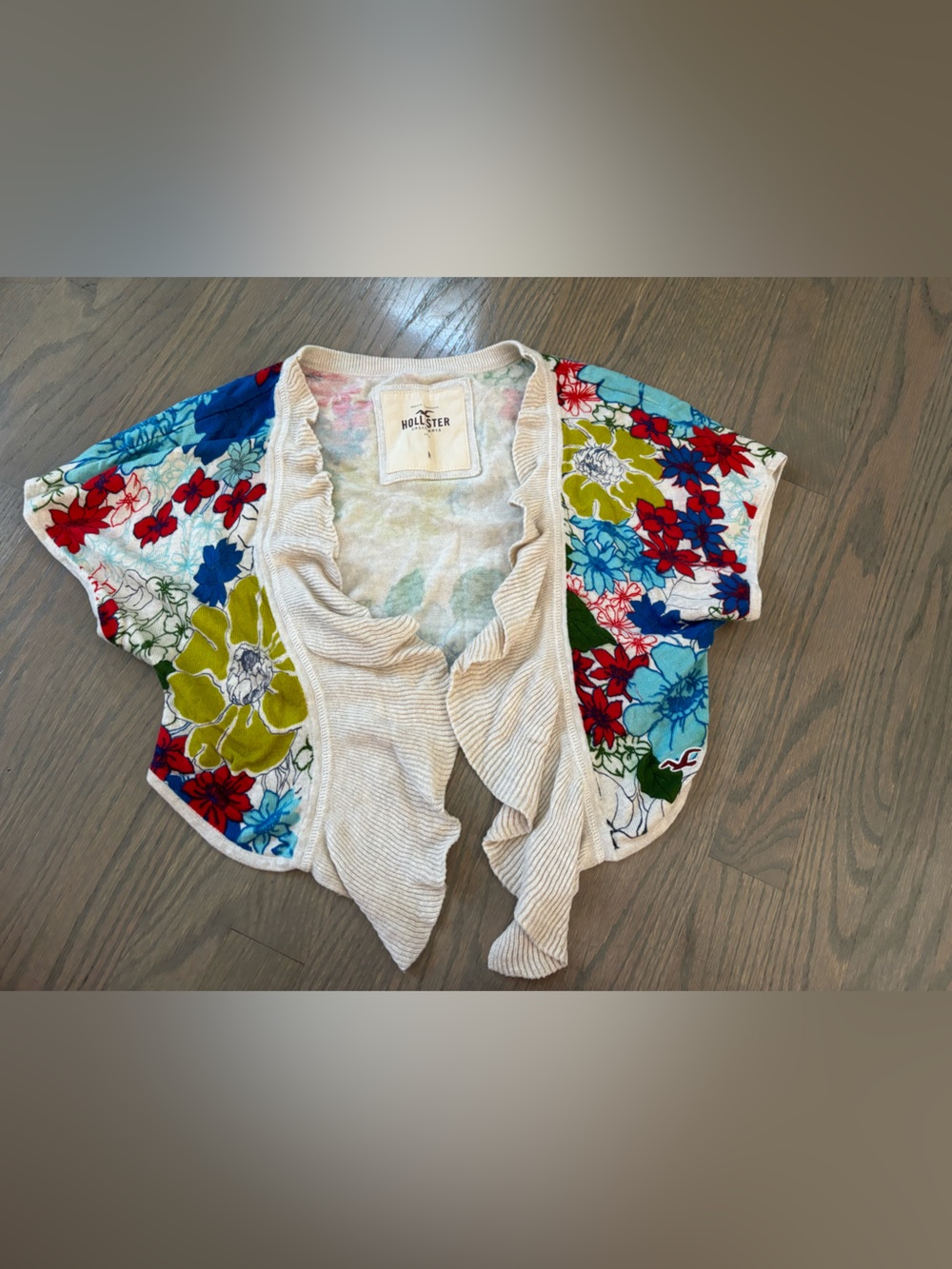 Vintage Y2K Hollister floral bolero